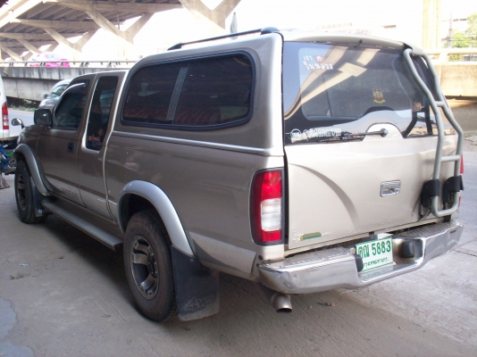 ขายรถกระบะนิสันฟรอนเทีย ปี99 แค็บ สีบรอนทอง เพาเวอร์กระจกไฟฟ้า แต่งเป็นเทอราโน่ เครื่อง2.4 ติดแก๊สLPG วิทยุCDเพาเวอร์แอมป์ยกสูง หลังคอยสปริง มีเกียร์ขับ2ขับ4 หลังคาแครี่บอย แอร์หลัง TEL.0890671028