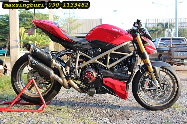 แม็กสิงห์บุรี//DUCATI STREET FIGHTER 1100 S ปี09 รถออกศูนย์ ของแต่งขั้นเทพ สวยสุดๆ 725000