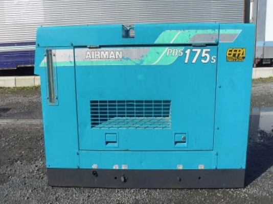 เครื่องลม Airman รุ่น:PDS175S ซีเรียล:53-50513 สต๊อกเราเองในยีปุ่น กำลังลงเรือมาไทย