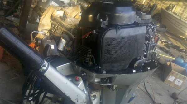 เครื่องเรือ Honda 25แรงม้า 4จังหวะ จากญี่ปุ่น หาง21นิ้ว