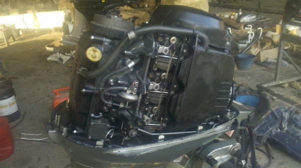 เครื่องเรือ Honda 25แรงม้า 4จังหวะ จากญี่ปุ่น หาง21นิ้ว