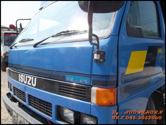 ขายด่วน รถบรรทุก 6 ล้อ ISUZU NPR 120 แรง ดั้มเกษตร รถสภาพเดิมๆ สวย พร้อมใช้งาน