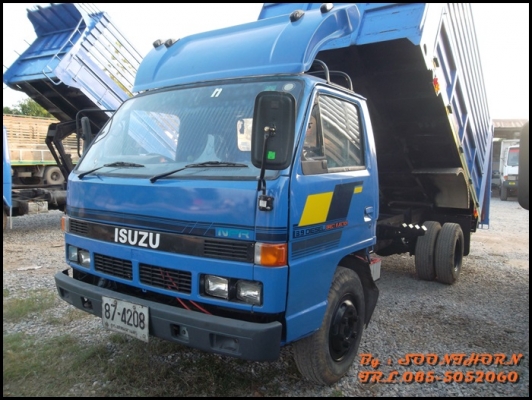 ขายด่วน รถบรรทุก 6 ล้อ ISUZU NPR 120 แรง ดั้มเกษตร รถสภาพเดิมๆ สวย พร้อมใช้งาน