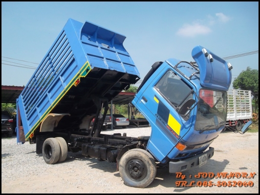 ขายด่วน รถบรรทุก 6 ล้อ ISUZU NPR 120 แรง ดั้มเกษตร รถสภาพเดิมๆ สวย พร้อมใช้งาน