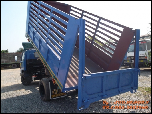 ขายด่วน รถบรรทุก 6 ล้อ ISUZU NPR 120 แรง ดั้มเกษตร รถสภาพเดิมๆ สวย พร้อมใช้งาน