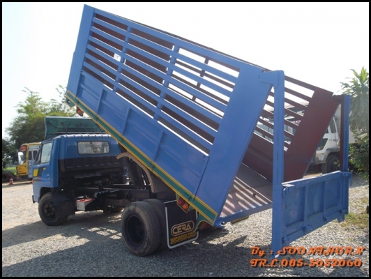 ขายด่วน รถบรรทุก 6 ล้อ ISUZU NPR 120 แรง ดั้มเกษตร รถสภาพเดิมๆ สวย พร้อมใช้งาน