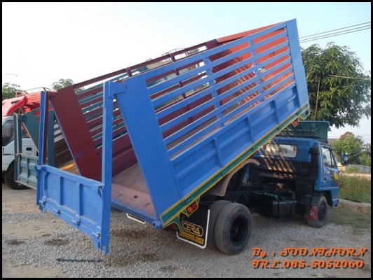 ขายด่วน รถบรรทุก 6 ล้อ ISUZU NPR 120 แรง ดั้มเกษตร รถสภาพเดิมๆ สวย พร้อมใช้งาน