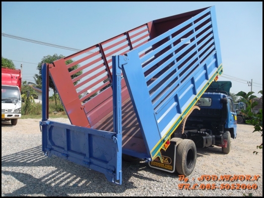 ขายด่วน รถบรรทุก 6 ล้อ ISUZU NPR 120 แรง ดั้มเกษตร รถสภาพเดิมๆ สวย พร้อมใช้งาน