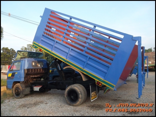 ขายด่วน รถบรรทุก 6 ล้อ ISUZU NPR 120 แรง ดั้มเกษตร รถสภาพเดิมๆ สวย พร้อมใช้งาน