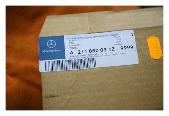 คิ้วกันชนหน้า Benz E Class W211 ใหม่