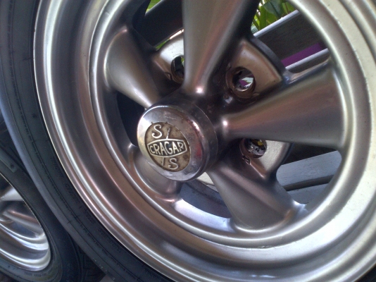 ล้ออเมริกัน CRAGAR ขอบ14" พร้อมรัดยางFALKEN Japanดอกแน่นๆ 1คู่