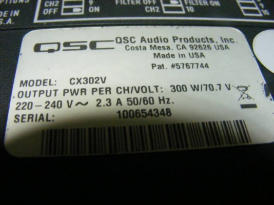 ขายพาเวอร์ QSC Made in USA