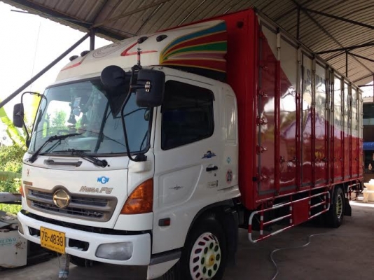 ขายด่วนรถตู้บรรทุก หกล้อ ยี่ห้อ HINO รถมือสองสภาพเยี่ยม