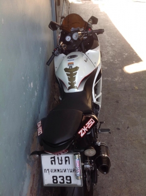 ninja250 หาคนดูแลต่อ แต่งเต็ม 125.000