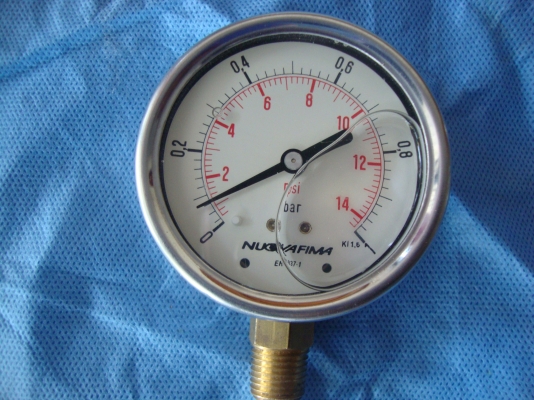 เกจวัดแรงดัน NUOVA FIMA หน้าปัดน้ำมัน