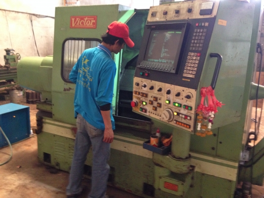 ขายเครื่องกลึง CNC ยี่ห่อ VICTOR รุ่น TNS-3 FANUC 10T-F ขายเครื่องกลึง CNC ยี่ห่อ VICTOR รุ่น TNS-3 FANUC 10T-F