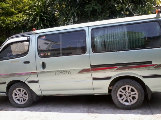 hiace ปี 1999 แอร์ เพาเวอร์ จอหน้าหลัง  สภาพพร้อมใช้งาน