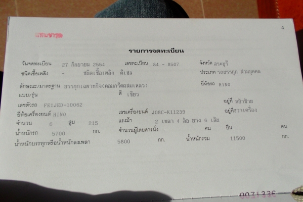 ขายด่วนรถ6ล้อHINOFB2Wเครือง120แรงม้าติดเครน2.5ตัน ขายด่วนรถ6ล้อHINOFB2Wเครือง120แรงม้าติดเครน2.5ตัน