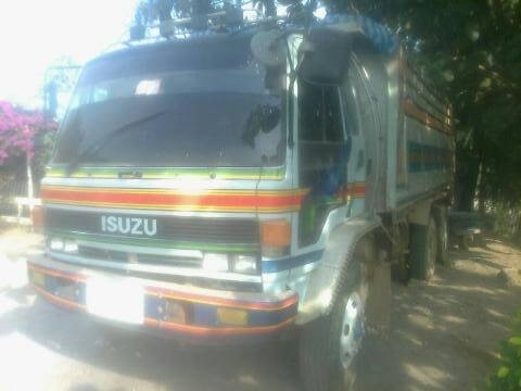 ขายรถพ่วงสิบล้อดั๊มพ์ Isuzu 210 วางเครื่อง 6HE1 - 260 แรง แม่ดั๊มพ์มิเนียม ลูกดั๊มเหล็ก2เพลา