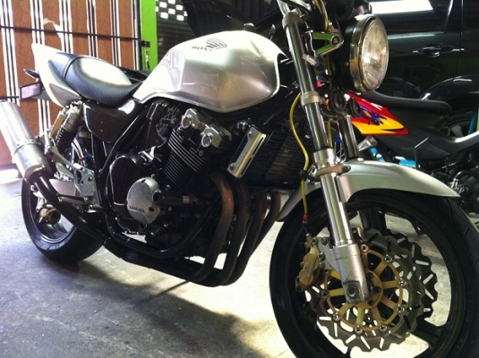 ขายถูก honda cb400 ทะเบียนโอนนอก 95000!!!