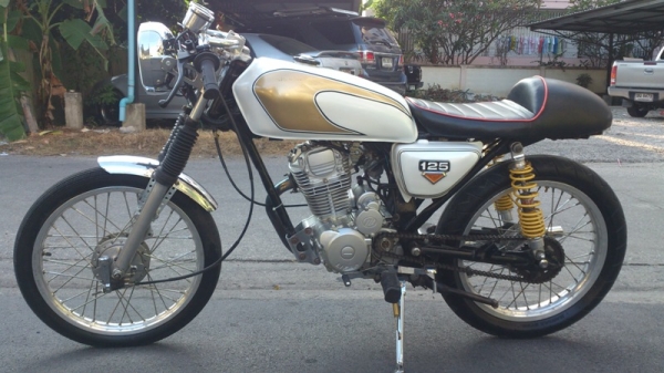 (ปิดการขายชั่วคราวมีคนมัดจำ)ขายHONDA GL 200 Cafe Racer เล่มทะเบียน+เอกสารอินวอยเครื่อง