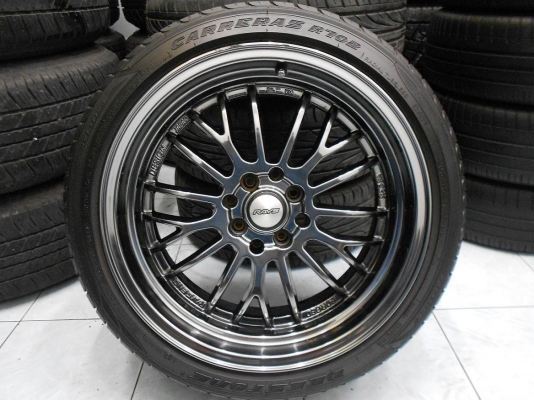 ขายล้อแต่ง RAYS ขอบ 17(4/100,114.3)หน้า 7 หลัง 8 พร้อมยางปี 12/เทิร์นได้-ใส่ฟรีค่ะ