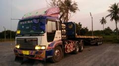 10ล้อหัวลาก HINO 2K 260TURBOแรงม้าปี52 ติดกาซNGVร่วม+หางพื้นเรียบยาว12เมตร