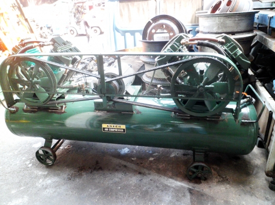 ขายปั๊มลม ANZEN ขนาดถัง 350 L เก่าญี่ปุ่น