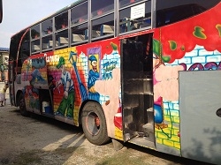 ขายรถบัส 40 ที่นั่ง ขายพร้อมสายวิ่งกับโรงงานได้เลย 600000 บาท ขายตามสภาพ 081-9344060