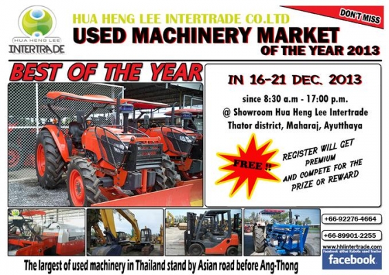 Get ready for It !!! " Used Machinery Market of the year 2013 "