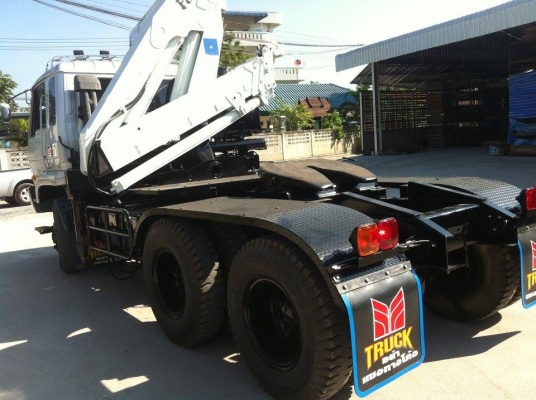 NISSAN-UD CWM430 - 290 HP พร้อมเฮียบพับ 5 ตัน 4 ปลอก