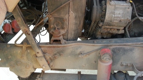 รถบรรทุก 10 ล้อ ยี่ห้อ HINO 180 แรงม้า ติดแก๊ส NGV 8 ถัง ลักษณะถังยืน