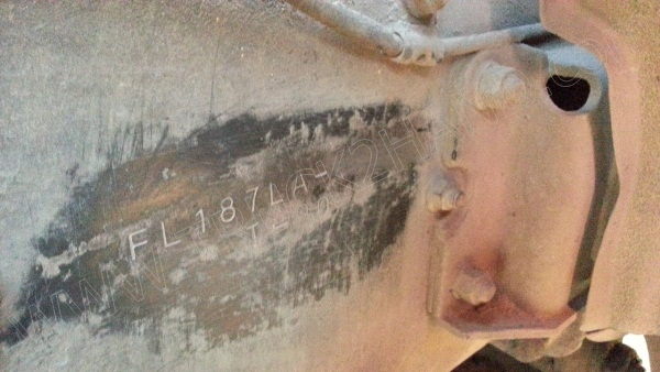 รถบรรทุก 10 ล้อ ยี่ห้อ HINO 180 แรงม้า ติดแก๊ส NGV 8 ถัง ลักษณะถังยืน