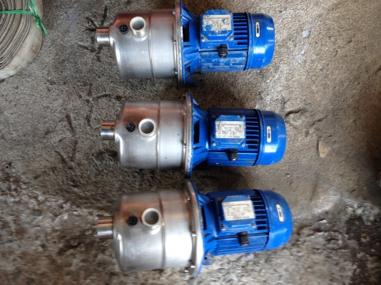 ขายปั้มน้ำหอยโข่งหัวสแตนเลส STAC 1 HP. 380 V ใบพัดหลายชั้น สภาพสวยมาก มี 3 ตัว พร้อมใช้งาน ขายปั้มน้ำหอยโข่งหัวสแตนเลส STAC 1 HP. 380 V ใบพัดหลายชั้น สภาพสวยมาก มี 3 ตัว พร้อมใช้งาน