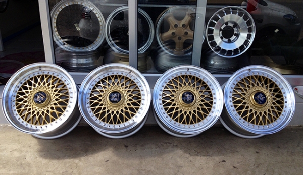 ขายล้อ Weds 3 ชิ้นแท้ ขอบ 16 หน้า8 หลัง9 5/114.3 ลาย BBS สวยมากครับ