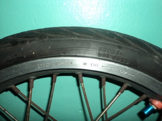 ขายล้อเนียม DID 17 1.60กับ ดุม KR