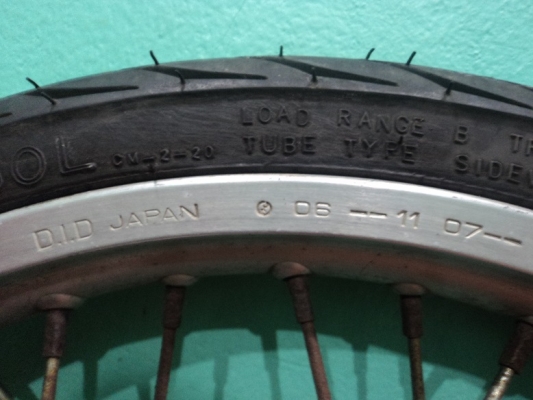 ขายล้อเนียม DID 17 1.60กับ ดุม KR