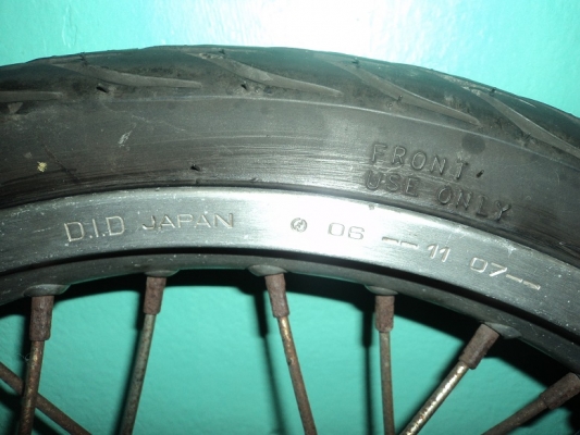 ขายล้อเนียม DID 17 1.60กับ ดุม KR