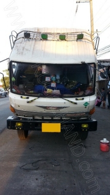 รถบรรทุก 10 ล้อยี่ห้อ HINO 180 แรงม้า ติดแก๊ส NGV 8 ถัง ลักษณะถังยืน รถบรรทุก 10 ล้อยี่ห้อ HINO 180 แรงม้า ติดแก๊ส NGV 8 ถัง ลักษณะถังยืน