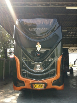 ขายรถทัวร์ 2 ชั้น 8 ล้อ สีส้ม ขายรถทัวร์ 2 ชั้น 8 ล้อ สีส้ม