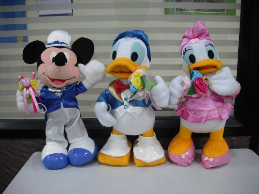 ตุ๊กตาน่ารักของดีสนี่ 3 สหาย