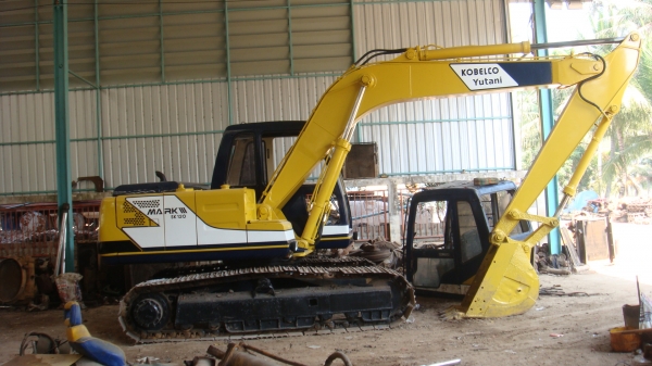 ขายรถแบคโฮ kobelco 120 mark 3 ฟิตใหม่หมด ไฟฟ้าตัด พร้อมใช้งาน ต่อรองได้