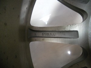 ขายแม็ก ADVANCE RT 010C 17" หน้า8.5 หลัง9.5  ราคาถูกพร้อมไส่+ถ่วง