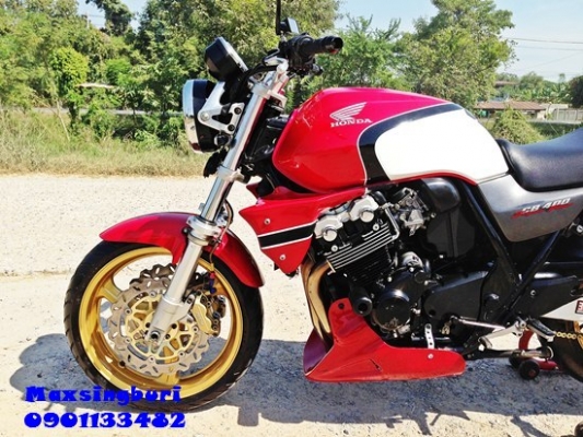 แม็กสิงห์บุรี//CB400 V-TEC1 ปี2001 แต่ง เทค3 แต่งสวยๆๆ ของแต่งเพียบ พร้อมสรรพาสมิตร 98000