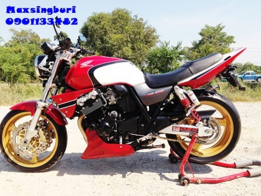 แม็กสิงห์บุรี//CB400 V-TEC1 ปี2001 แต่ง เทค3 แต่งสวยๆๆ ของแต่งเพียบ พร้อมสรรพาสมิตร 98000
