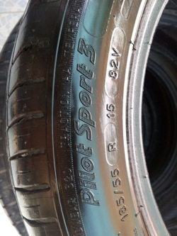 ขายยาง185/55/15 ยางMICHELIN pilot sport 3 ปี 10