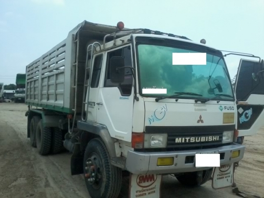 ขายสิบล้อดั้มแม่ลูก MITSUBISHI 527S ติดก๊าซNGV