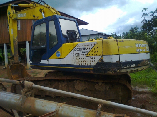 Kobelco Sk200_Mark_III SN:13000 Up กรองเดี่ยว ปั้มแรงเครื่องแห้งแรงดี ช่วงล่างเต็ม เอกสาร เล่มทะเบียน