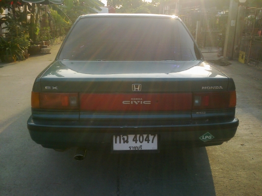 :ซีวิค ท้ายแดง+LPG+ออโต้+เพาเวอร์+แอร์หนาว