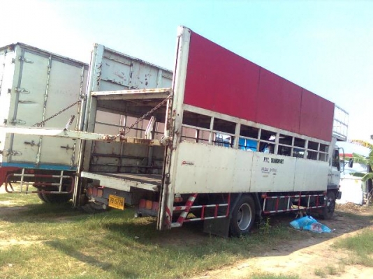 ขายกระบะบรรทุกรถมอเตอร์ไซค์ ยาว 7 เมตร พร้อมลิฟท้ายรถ